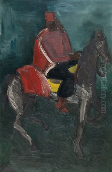 Spahi Zu Pferd Iii Oil Painting by Helmut vom (Kolle) Huegel