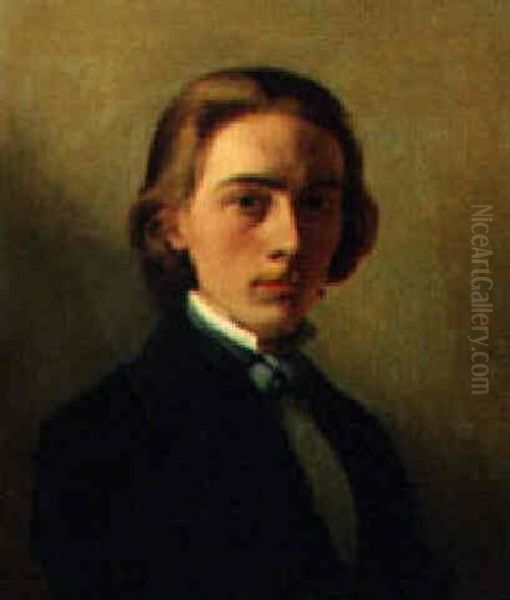 Self-portrait Oil Painting by William John Huggins