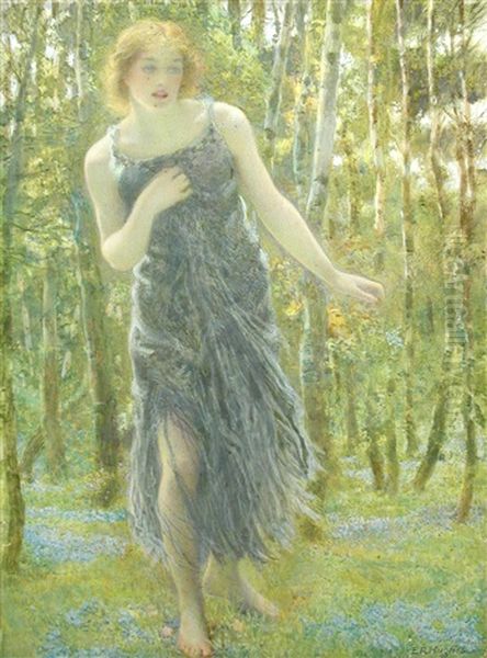 The Nymph Callisto Oil Painting by Edward Robert Hughes