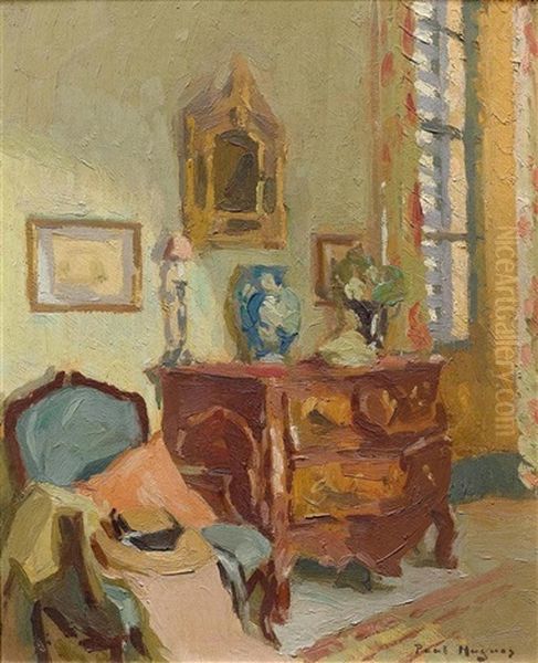 Interior With Chair And Chest Of Drawers by Paul Hughes