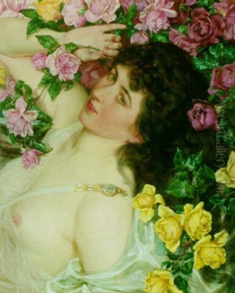 The Sweet Scent Of Summer Oil Painting by Talbot Hughes