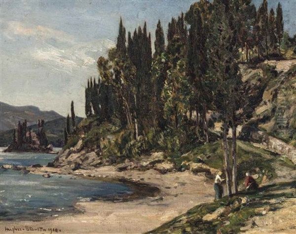 Corfu, Greece Oil Painting by Sir Herbert Edwin Pelham Hughes-Stanton