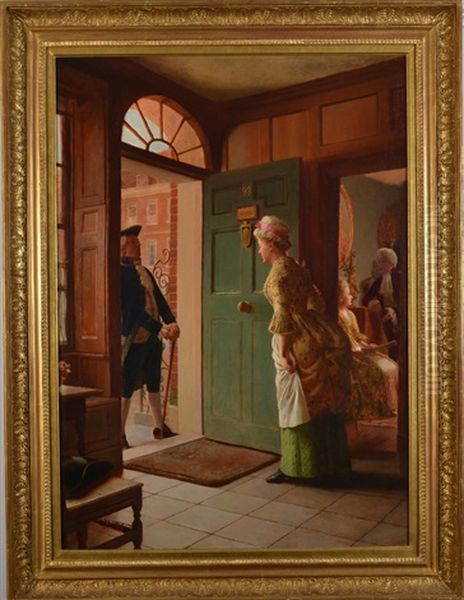 The Rival Oil Painting by Edward Hugues