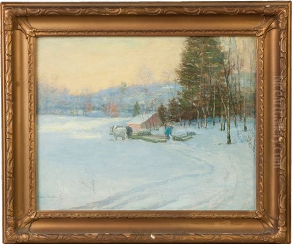 Snow Scene by Charles Allen Hulbert