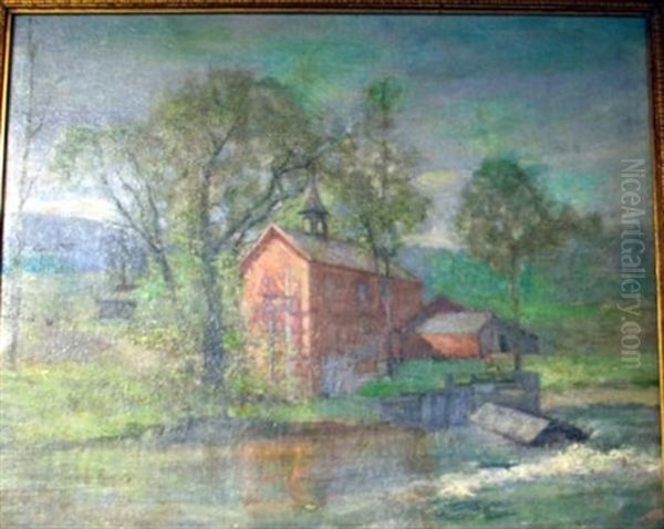 Landscape Oil Painting by Katherine Allmond Hulbert