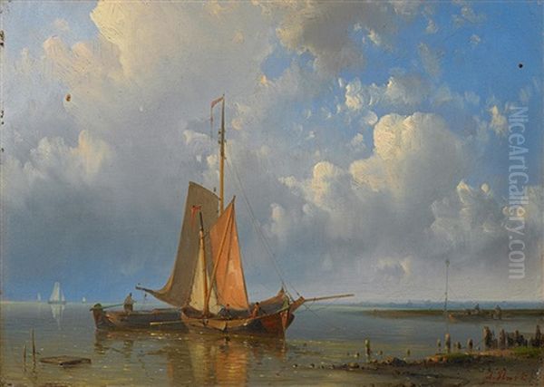 Kustenfischer Am Ufer Oil Painting by Abraham Hulk the Elder