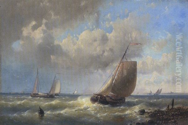 Marine Oil Painting by Abraham Hulk the Elder