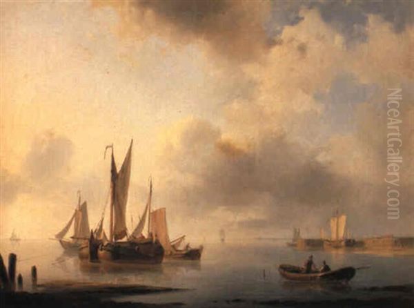 On The Scheldt Oil Painting by Abraham Hulk the Elder