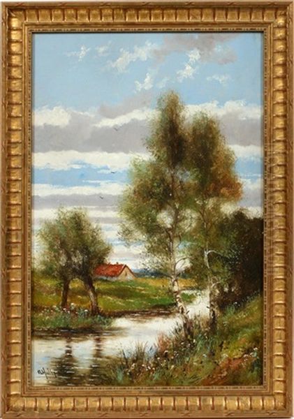 Landscape Oil Painting by Abraham Hulk the Younger