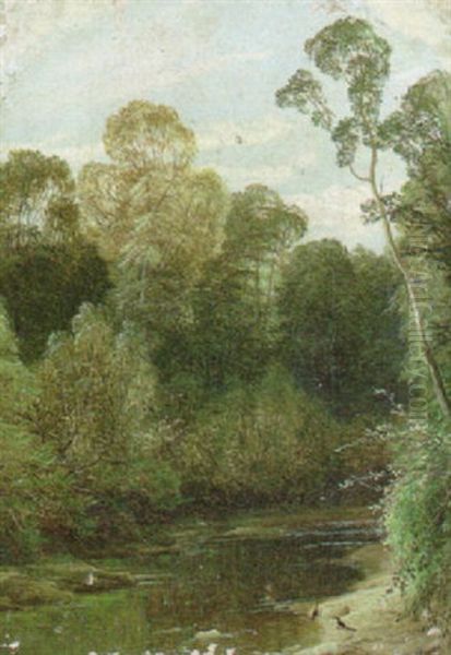 Albury Park, Surrey Oil Painting by Abraham Hulk the Younger