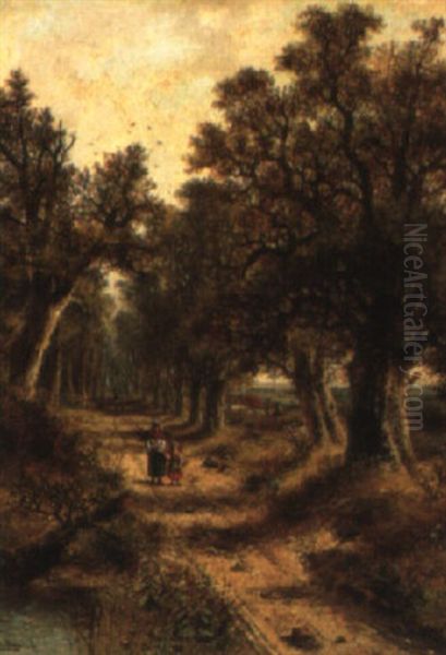 Reigate Avenue, Surrey Oil Painting by Abraham Hulk the Younger