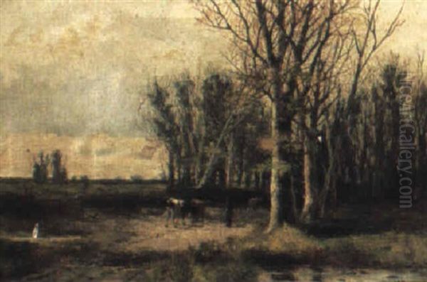 Albury Park, Surrey Oil Painting by Abraham Hulk the Younger