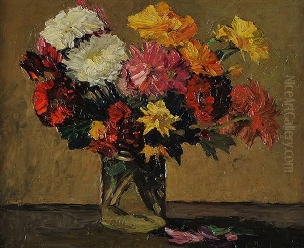 Still Life Oil Painting by Frederick W. Hull