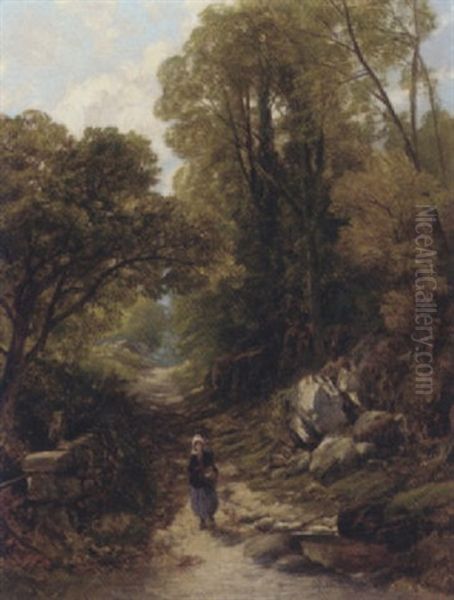 Returning Home Oil Painting by Frederick William Hulme