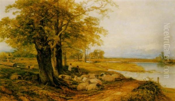 Early Summer Oil Painting by Frederick William Hulme