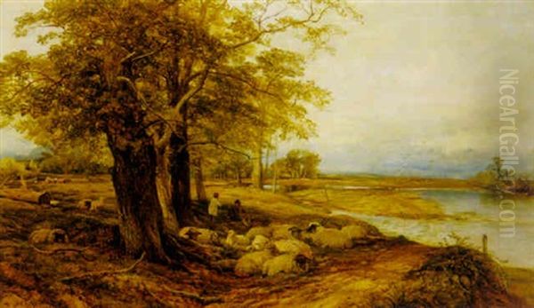 Early Summer Oil Painting by Frederick William Hulme