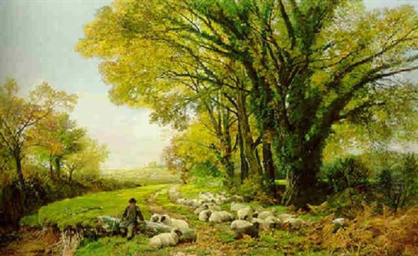 Surrey Pastures by Frederick William Hulme