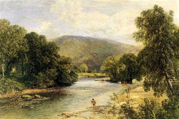 Bettws-y-coed, North Wales Oil Painting by Frederick William Hulme