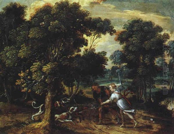 Die Jagd Des Meleager Und Der Atalante by Pieter van der Hulst the Elder