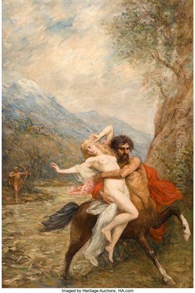 The Slaying Of Nessus by Charles (Jean-Ch. Ferdinand) Humbert