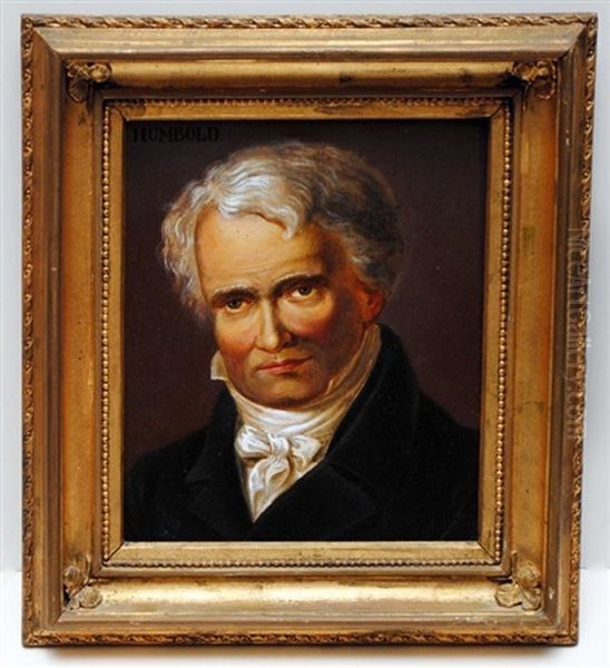 Portrait Of A Man Oil Painting by Alexander von Humboldt