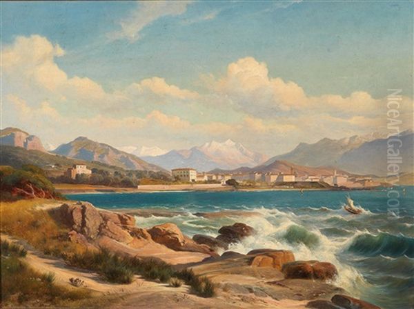 The Gulf Of Ajaccio, Corsica, The Monte D