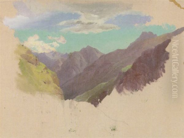 Alpine Hochgebrigslandschaft by Carl Maria Nicolaus Hummel