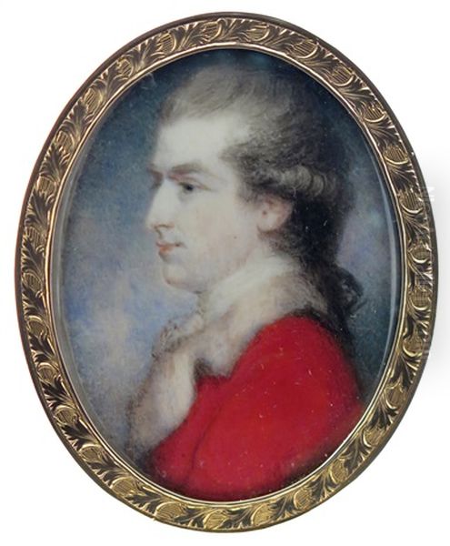 Portrait Miniature Of John Frederick Sackville Oil Painting by Ozias Humphry