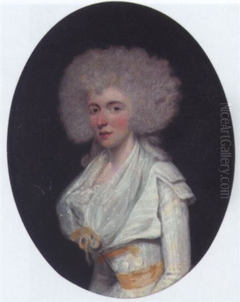 Portrait Of Frances Willock Oil Painting by Ozias Humphry