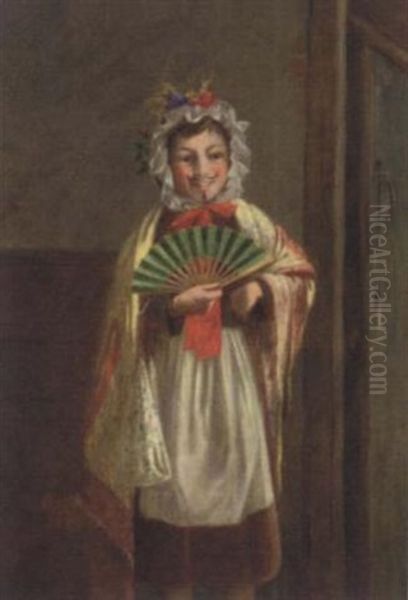 Dressing Up Oil Painting by Charles Hunt the Younger