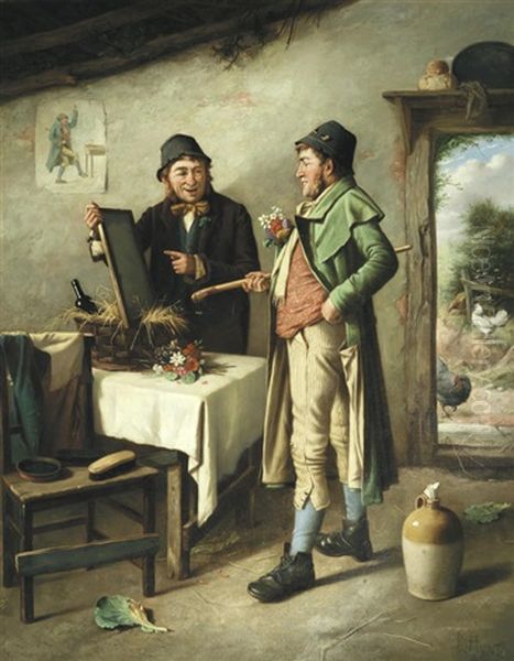 Dressed To Impress Oil Painting by Charles Hunt