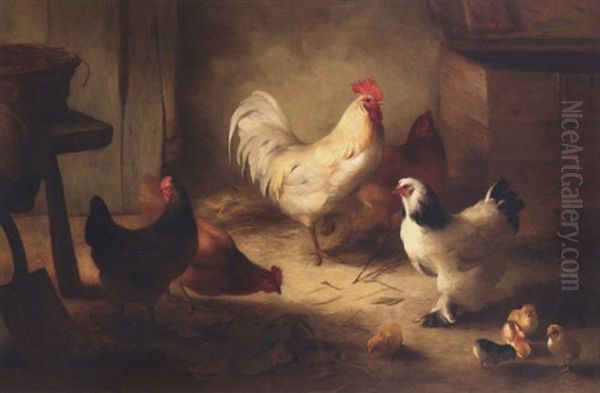 The Pride Of The Roost Oil Painting by Edgar Hunt