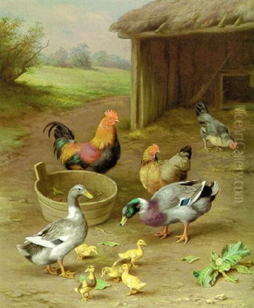 The Hungry Brood Oil Painting by Edgar Hunt