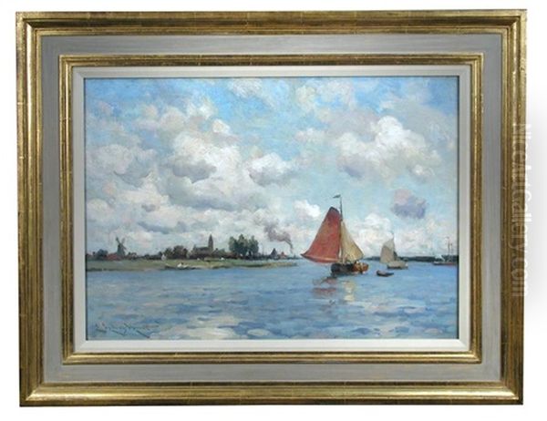 Summer Skies, Holland Oil Painting by Edmund Aubrey Hunt