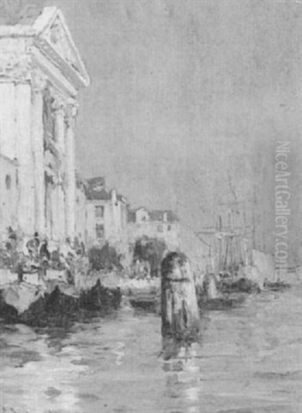 Venice Oil Painting by Edmund Aubrey Hunt