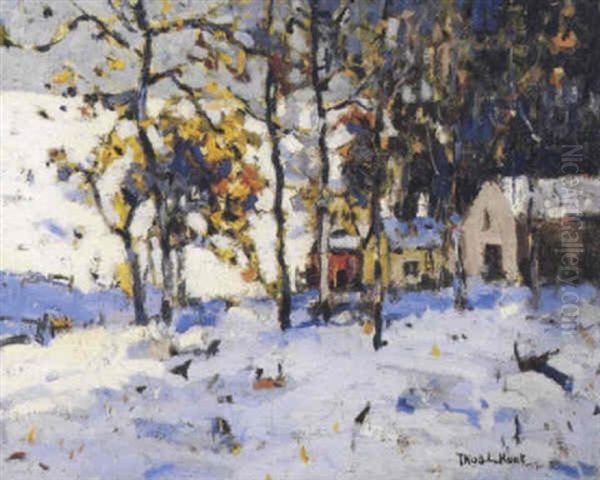 Winter Splendor Oil Painting by Thomas Lorraine Hunt