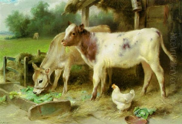 A Tasty Morsel Oil Painting by Walter Hunt