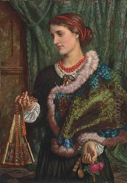 The Birthday Oil Painting by William Holman Hunt