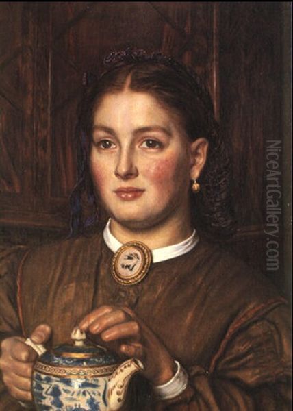 Honest Labour Has A Comely Fase Oil Painting by William Holman Hunt