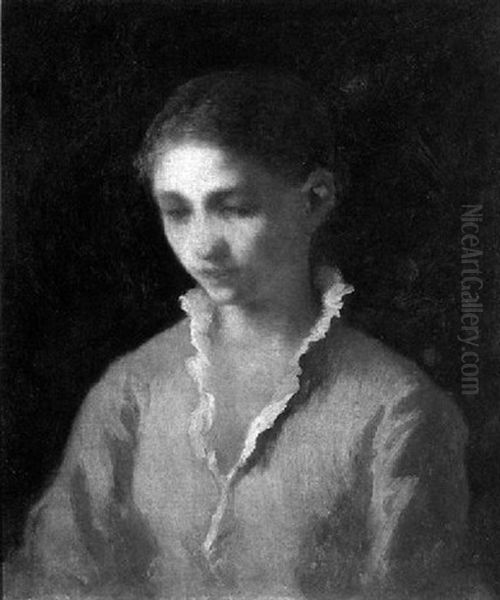 Portrait Of A Woman Oil Painting by William Morris Hunt