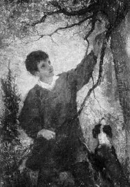 Companions Oil Painting by William Morris Hunt