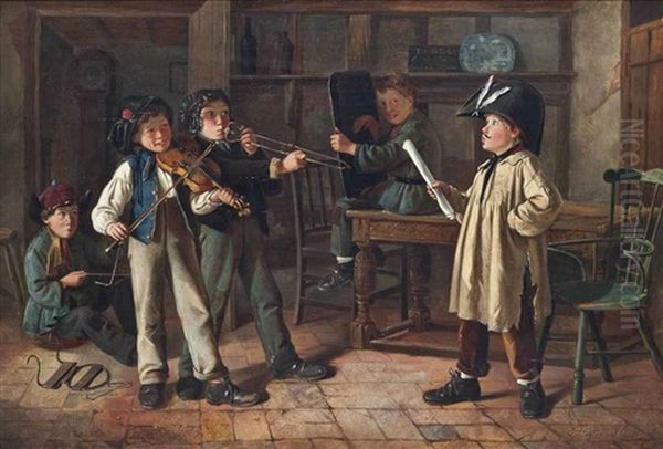 The General And His Band Oil Painting by Charles Hunt