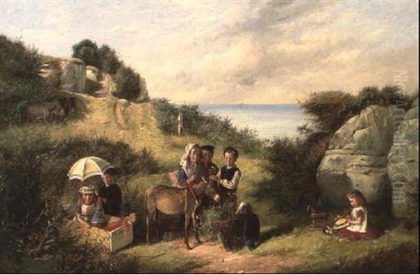 The East Hill, Hastings Oil Painting by Charles Hunt