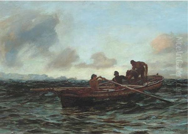 Loading The Catch Oil Painting by Colin Hunter