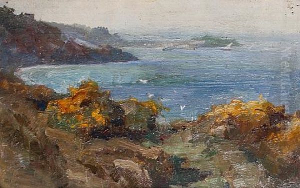 View Of St. Ives Bay Oil Painting by George Sherwood Hunter