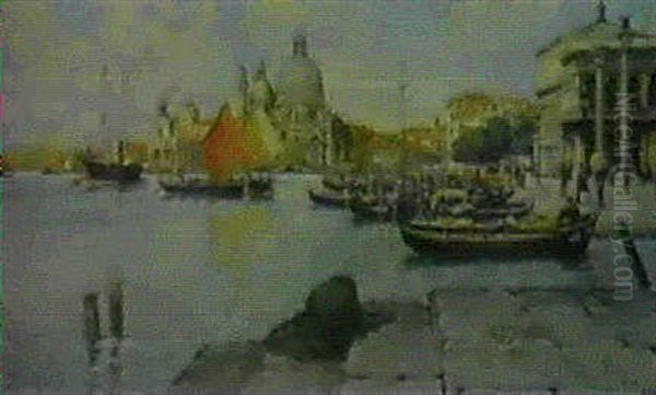 Venice Oil Painting by George Sherwood Hunter