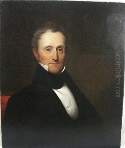 Portrait Of Nathaniel Spaulding Oil Painting by Daniel Huntington