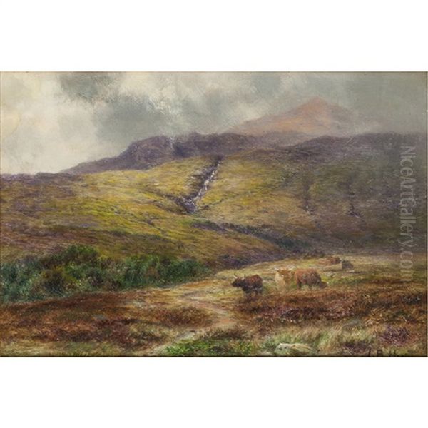 Glen Sannox Oil Painting by Louis Bosworth Hurt