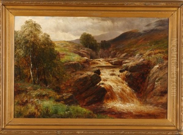 Landscape With Brook Oil Painting by Louis Bosworth Hurt