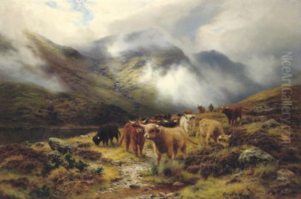 Over The Hills, Near Hill's Glen, Lochgoilhead by Louis Bosworth Hurt